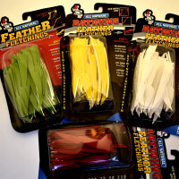 Gateway, Naturfedern Solid Color  3.5 Zoll BatWing...