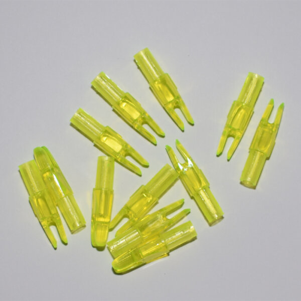 Cross-X, Pfeilnocke für Ø 6,2 mm - Standard - Fluo Lime 6er Pack
