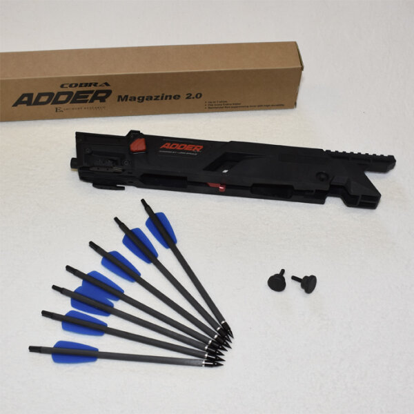 EK-Archery, Armbrust Cobra System RX Adderr Magazin 7 Schuss und 7 Pfeile