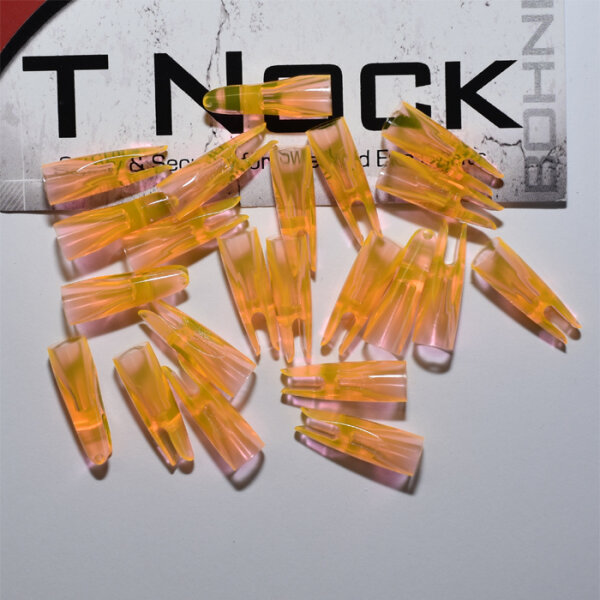 Bohning, Pfeilnocke "T" - 9/32 Zoll - Apricot 12er Pack