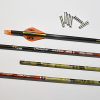Cross-X, 6 Pfeile - Ares - 400 ( mit Plastikvanes, Insert...