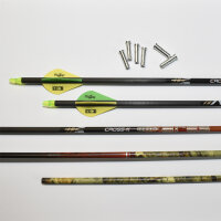 Cross-X, 6 Pfeile - Ares - 500 ( mit Plastikvanes, Insert...