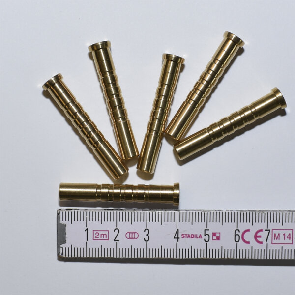 Cross-X, Pfeilinsert Messing für Ø 6,2mm 6er-Pack - 100 grain