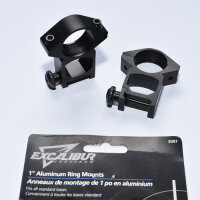 Excalibur ZF-Montage - High - Weaver - 1Zoll Tube #2007.
