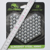 Blackbird Stahlkugel für Schleuder 75er Pack