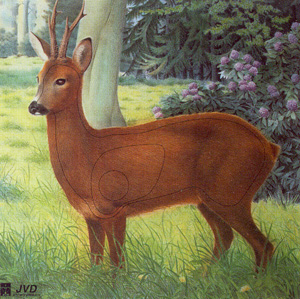 Tierbild Reh, 85 x 80 cm