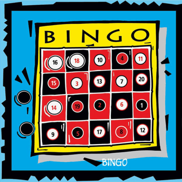 Scheibenauflage Krüger Bingo 42,5 x 42,5 cm