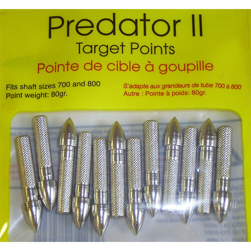 Carbon Express, 9x Pfeilspitze für Predator 700 & 800, 80 grain
